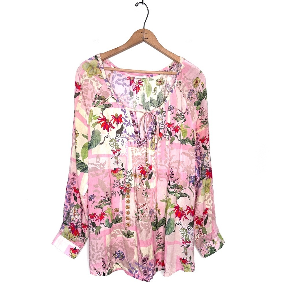 Riani | Pink Floral Blouse Size 10